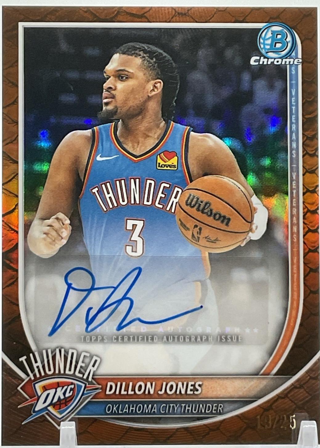 Dillon Jones [Reptilian Orange Refractor] #BCA-DJ