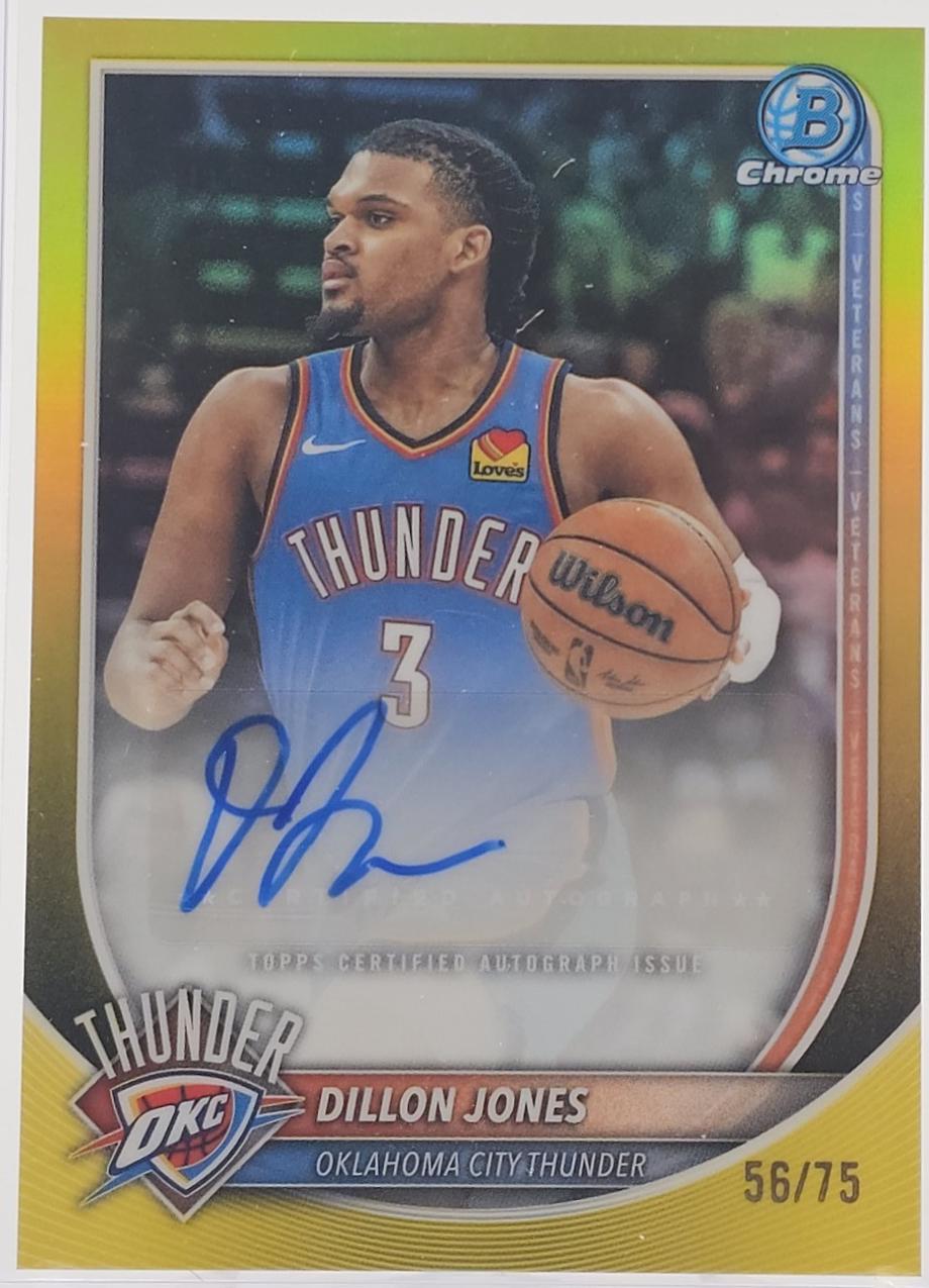 Dillon Jones [Yellow Refractor] #BCA-DJ