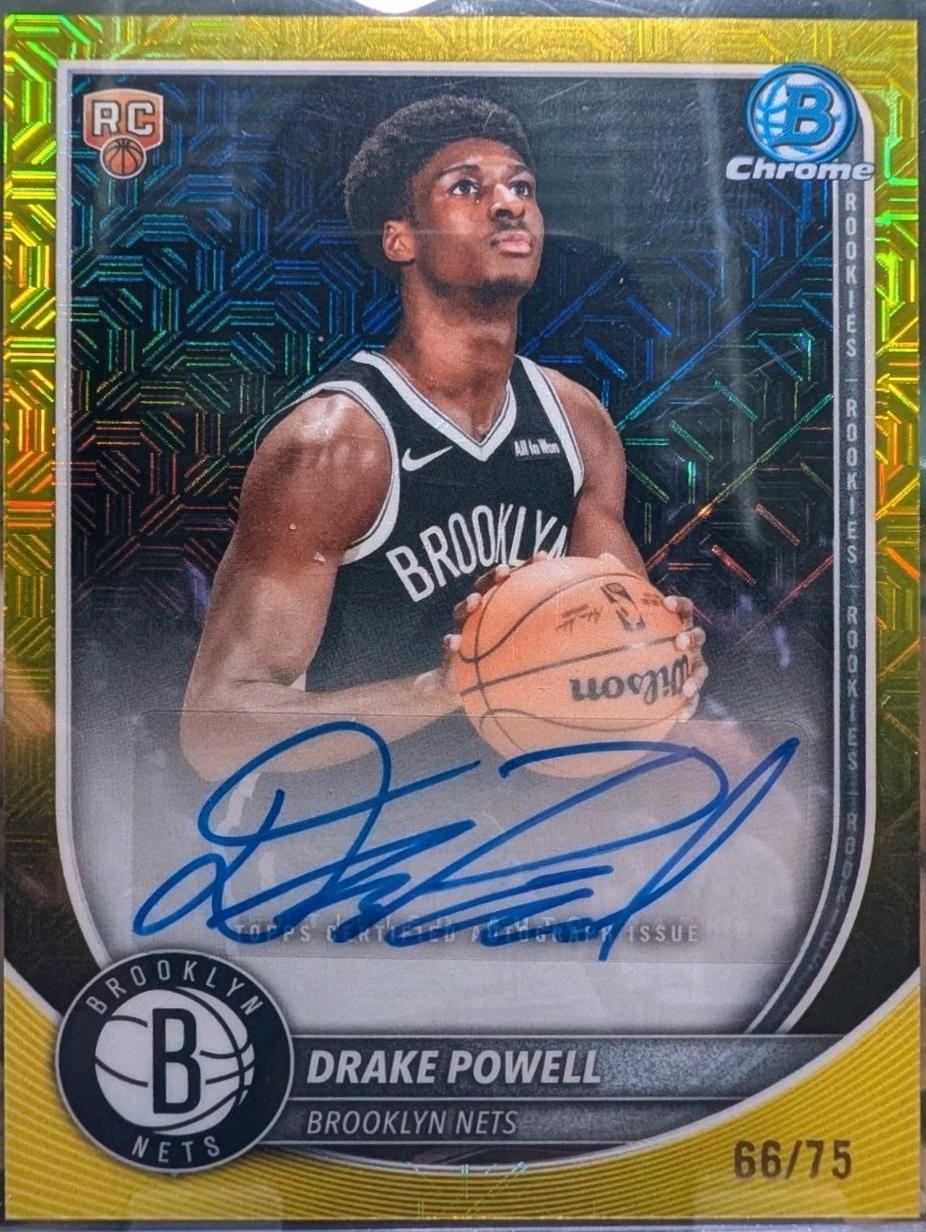 Drake Powell [Yellow Refractor] #BCA-DP