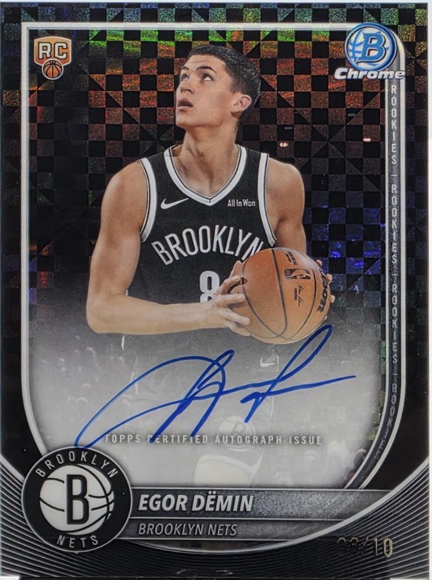 Egor Demin [Black X-Fractor Refractor] #BCA-ED