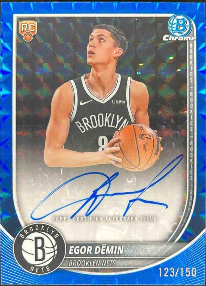 Egor Demin [Blue Refractor] #BCA-ED