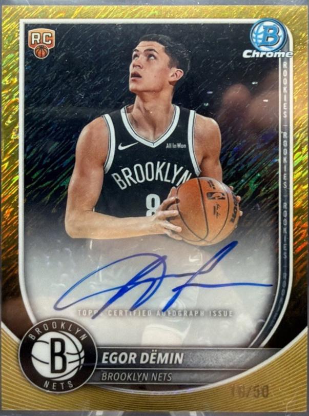 Egor Demin [Gold Shimmer Refractor] #BCA-ED