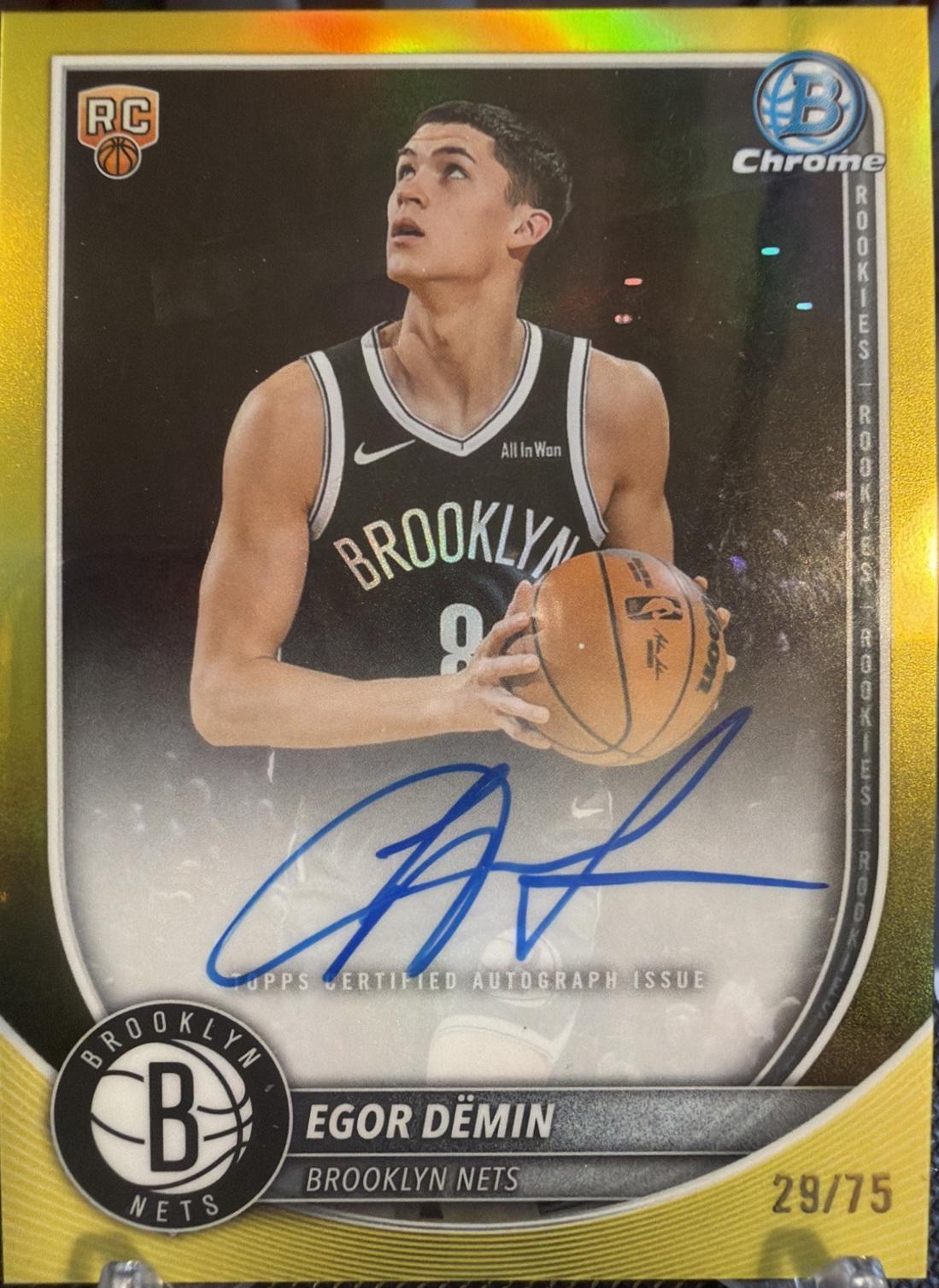 Egor Demin [Yellow Refractor] #BCA-ED