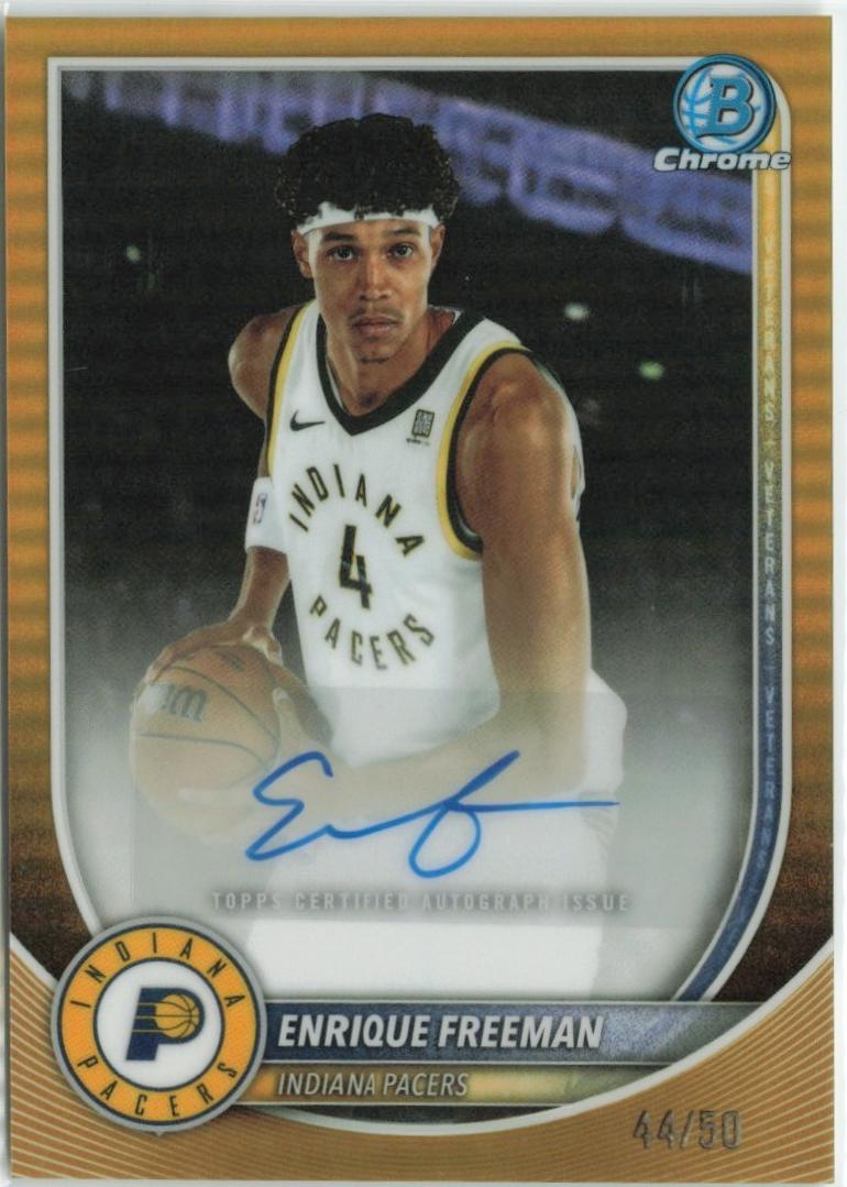 Enrique Freeman [Gold Refractor] #BCA-EF