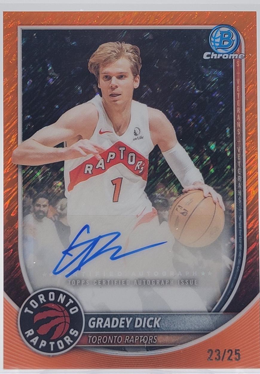 Gradey Dick [Orange Shimmer Refractor] #BCA-GD