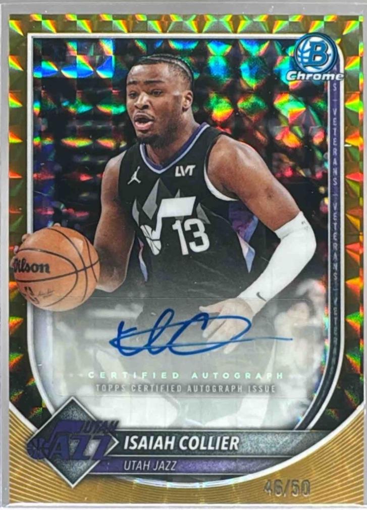 Isaiah Collier [Gold Geometric] #BCA-IC