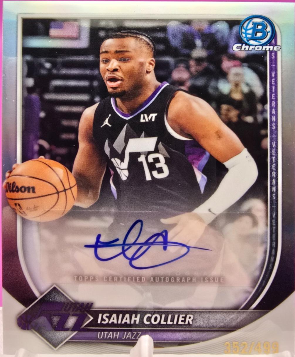 Isaiah Collier [Refractor] #BCA-IC