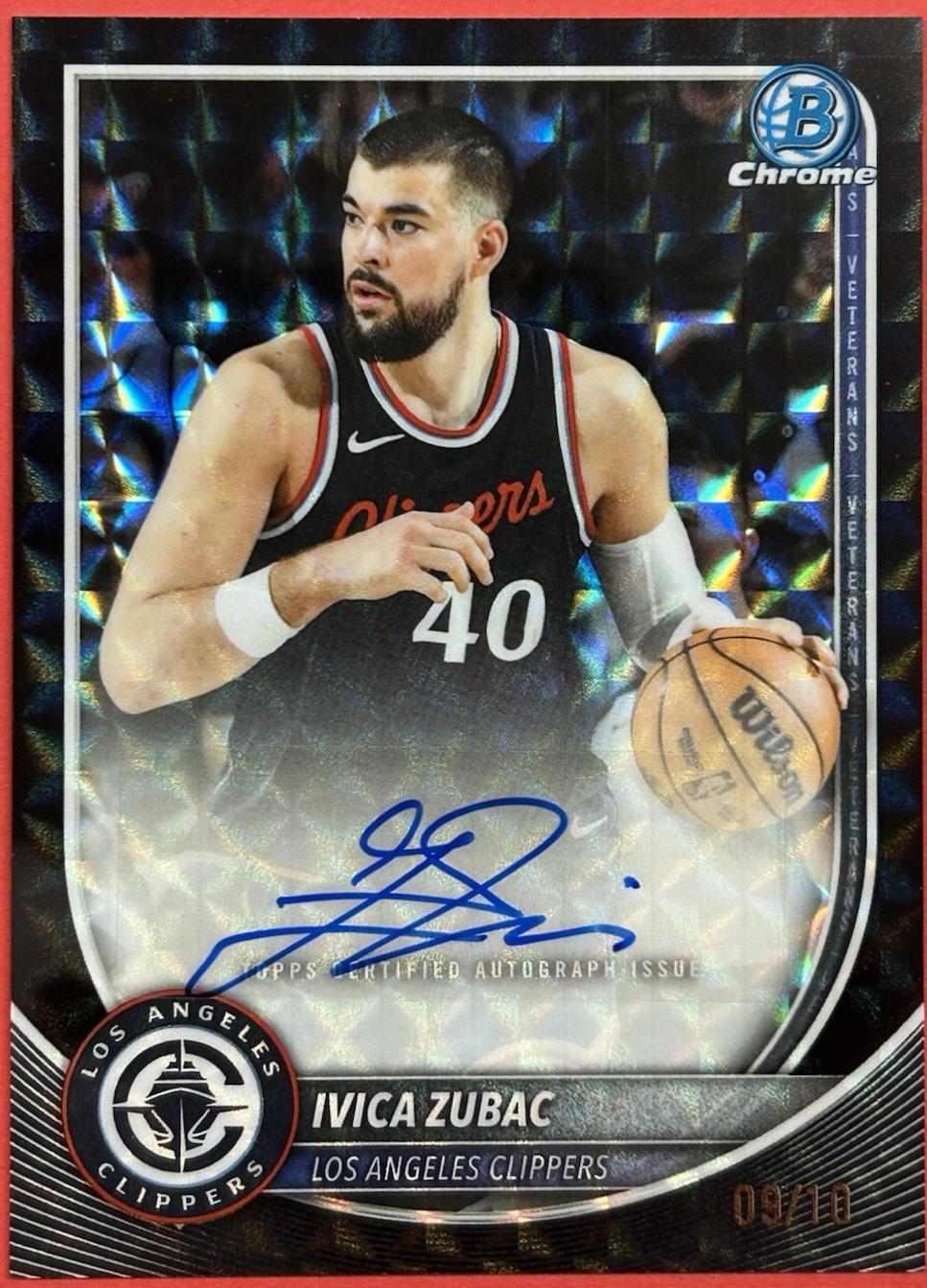 Ivica Zubac [Black Geometric] #BCA-IZ