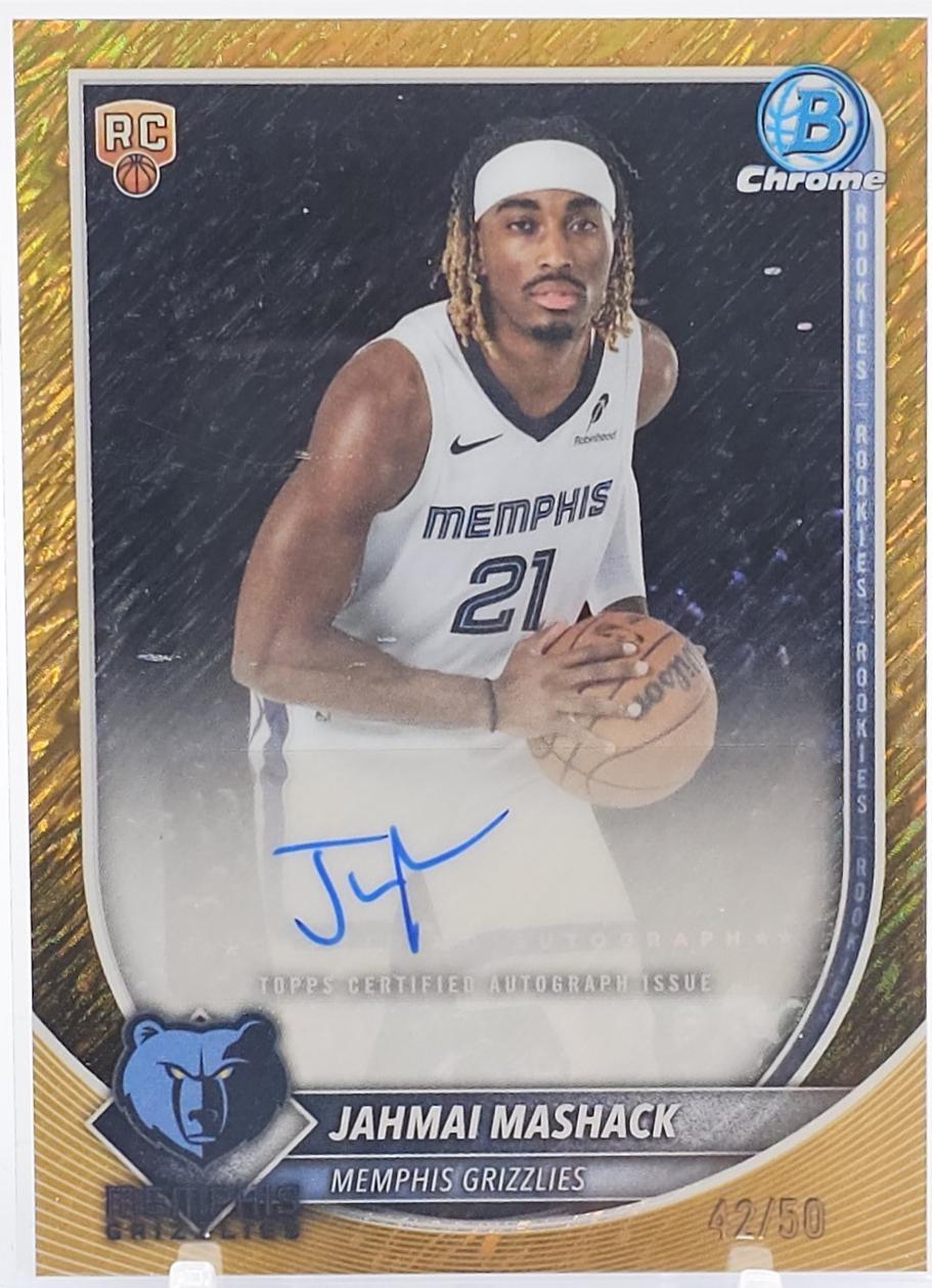 Jahmai Mashack [Gold Shimmer Refractor] #BCA-JM