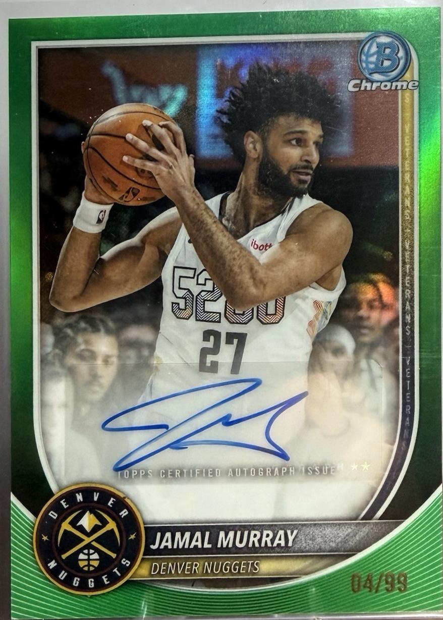 Jamal Murray [Reptilian Green Refractor] #BCA-JY