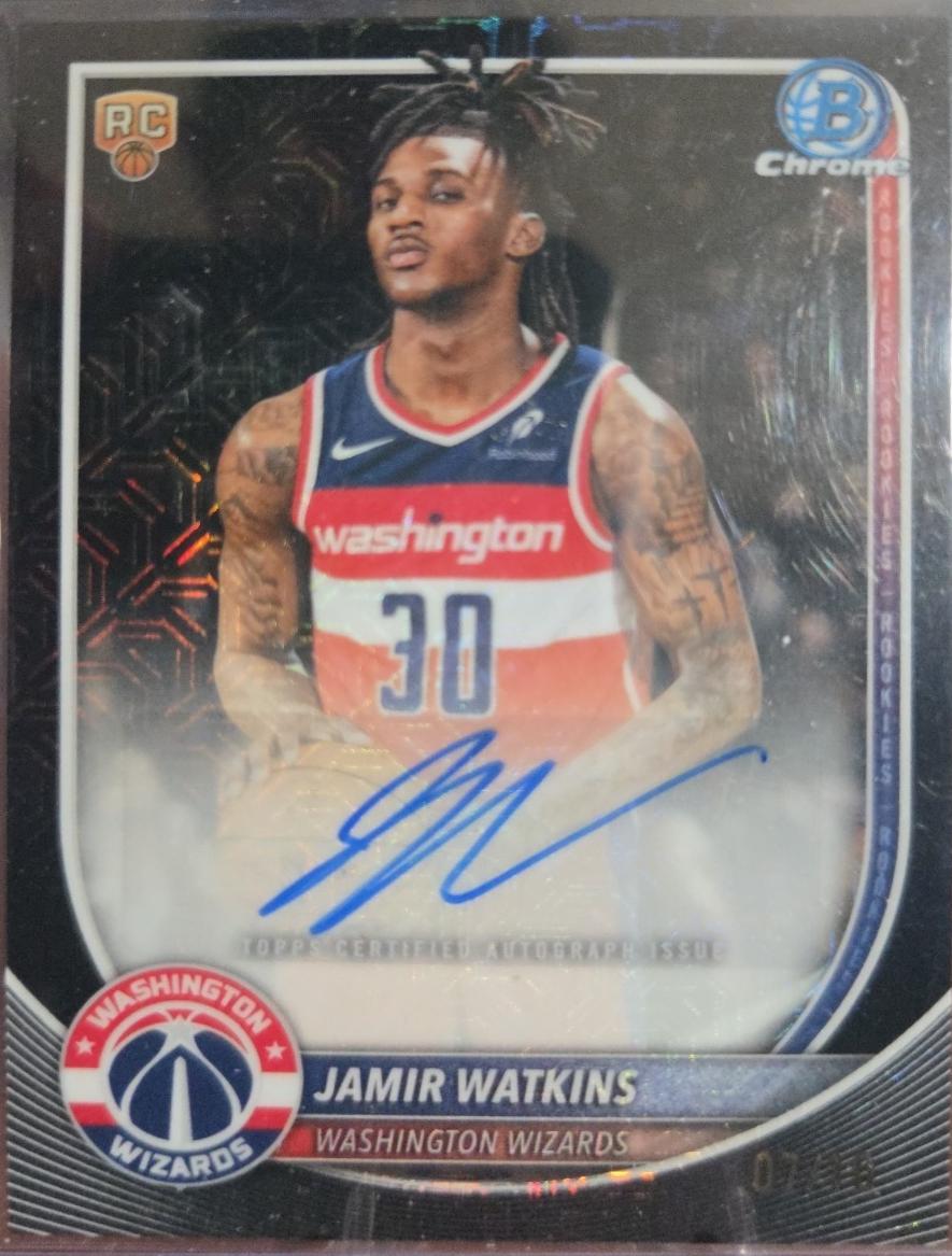 Jamir Watkins [Black Geometric] #BCA-JW