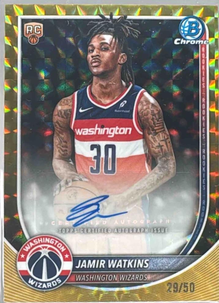 Jamir Watkins [Gold Geometric] #BCA-JW