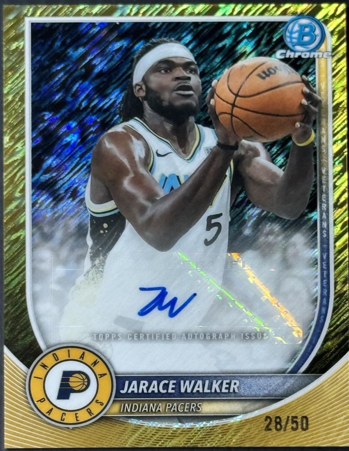 Jarace Walker [Gold Shimmer Refractor] #BCA-JK