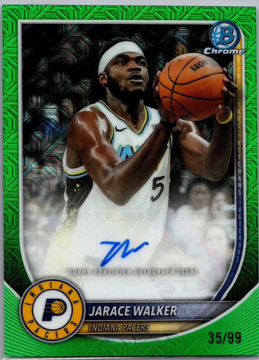 Jarace Walker [Reptilian Green Refractor] #BCA-JK