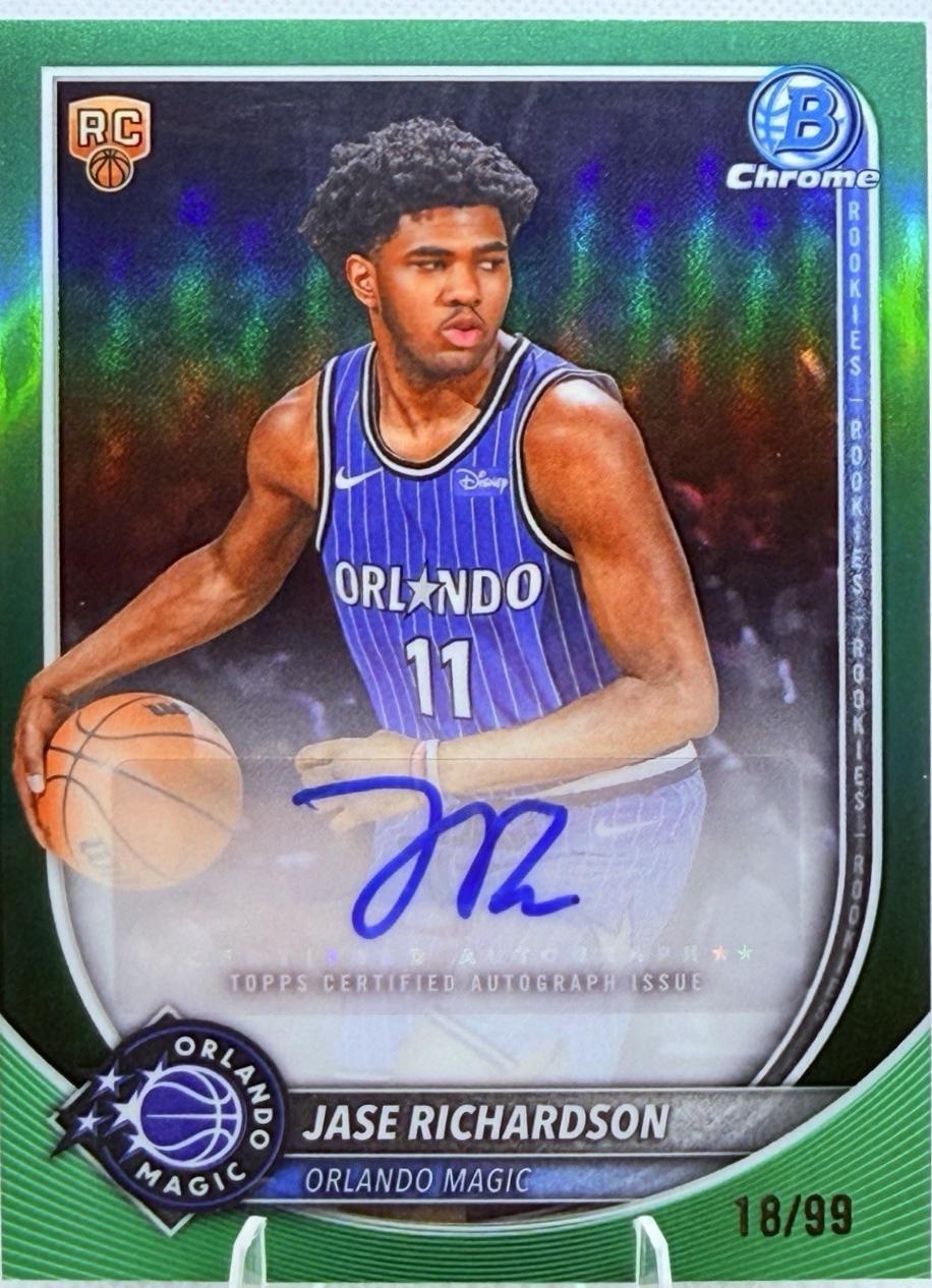 Jase Richardson [Reptilian Green Refractor] #BCA-JR
