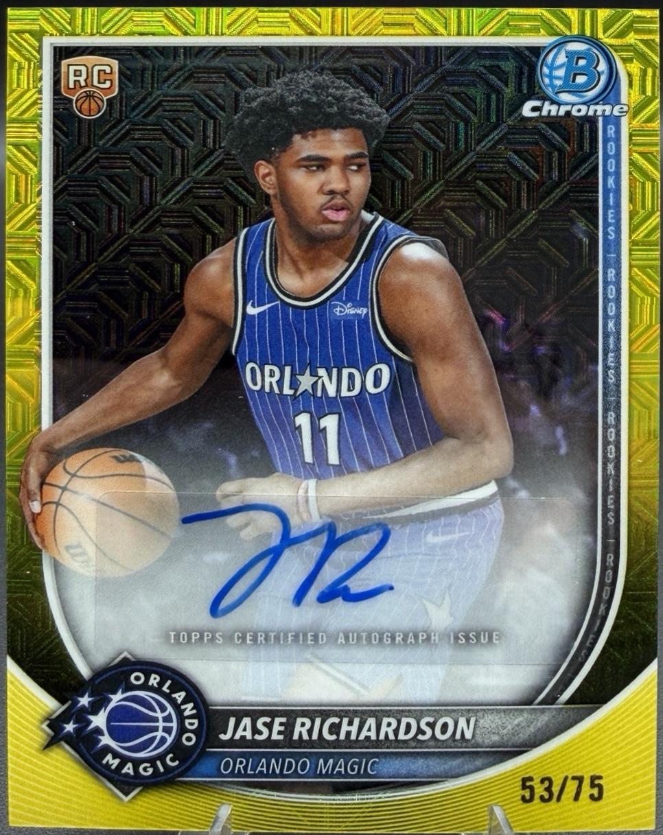 Jase Richardson [Yellow Refractor] #BCA-JR