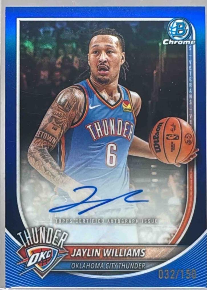 Jaylin Williams [Blue Refractor] #BCA-JI