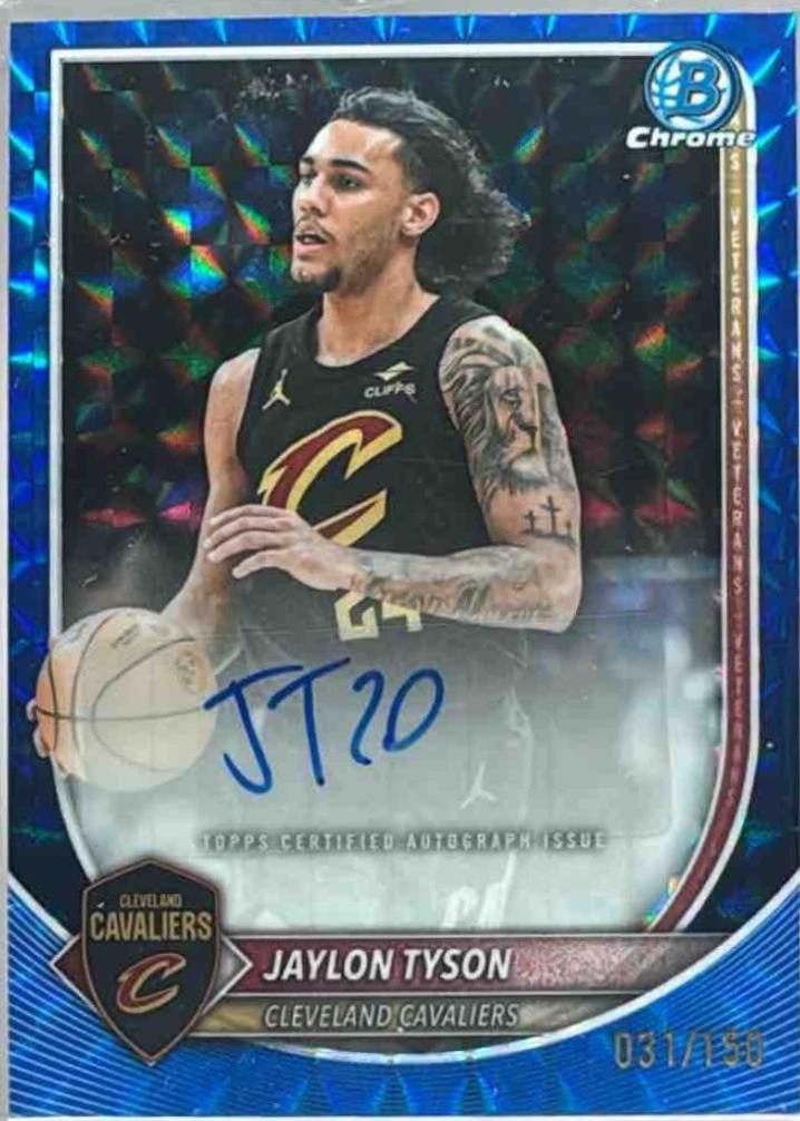 Jaylon Tyson [Blue Refractor] #BCA-JN