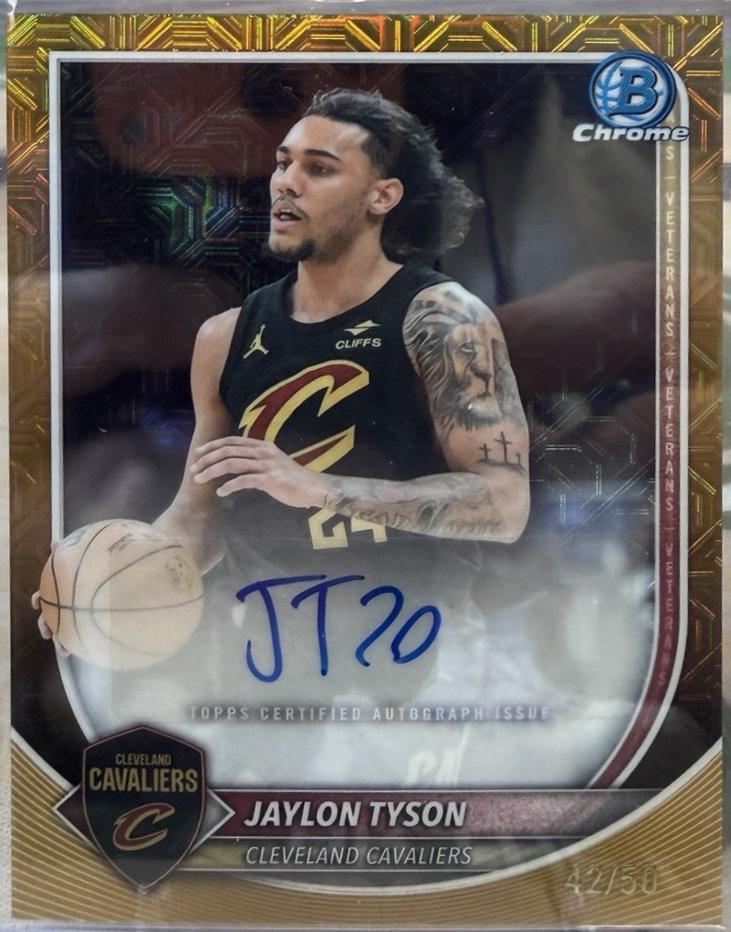 Jaylon Tyson [Gold Geometric] #BCA-JN