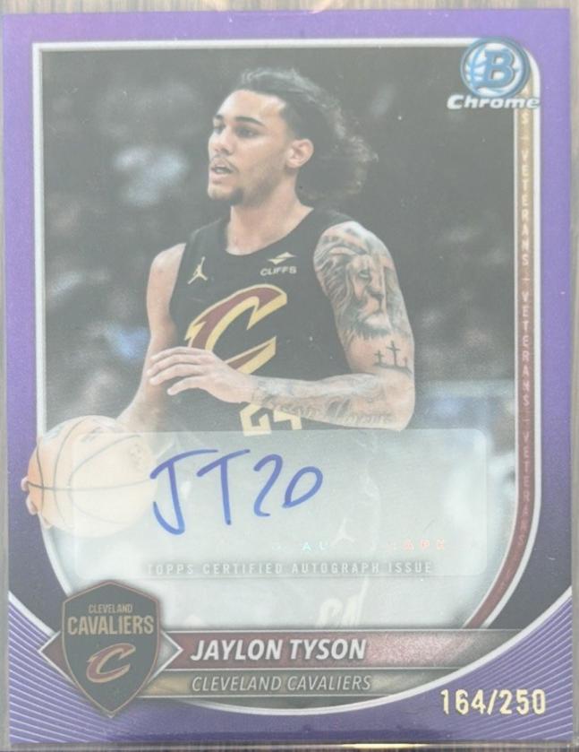 Jaylon Tyson [Purple Refractor] #BCA-JN