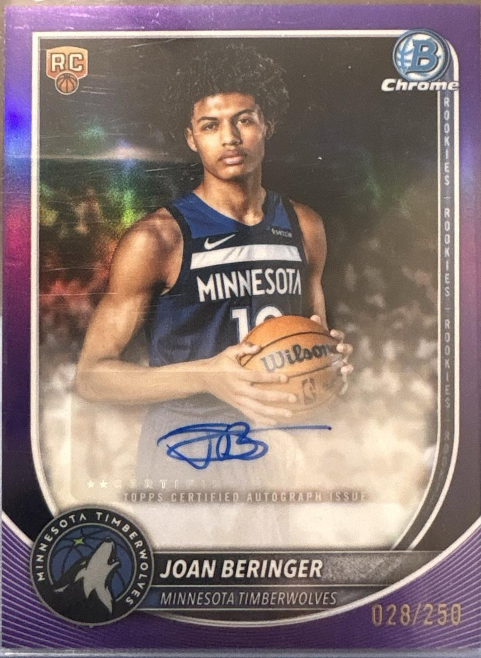 Joan Beringer [Purple Refractor] #BCA-JB