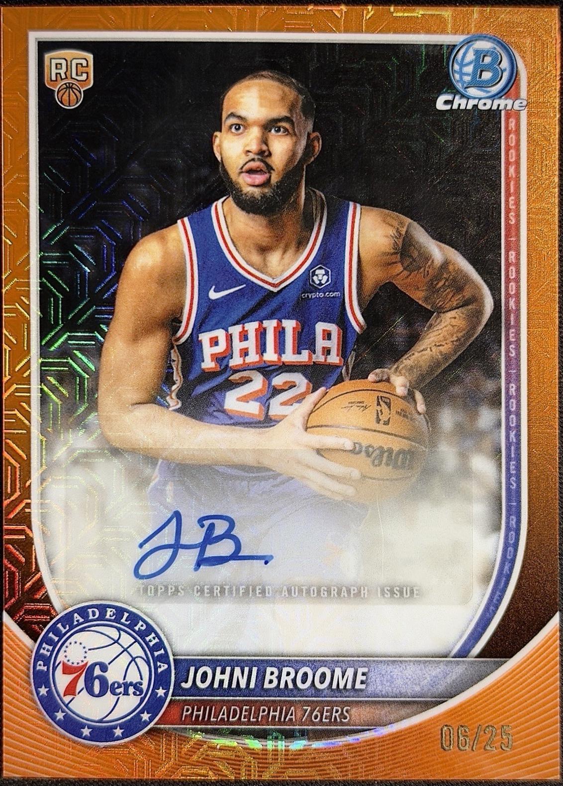 Johni Broome [Orange Refractor] #BCA-JO