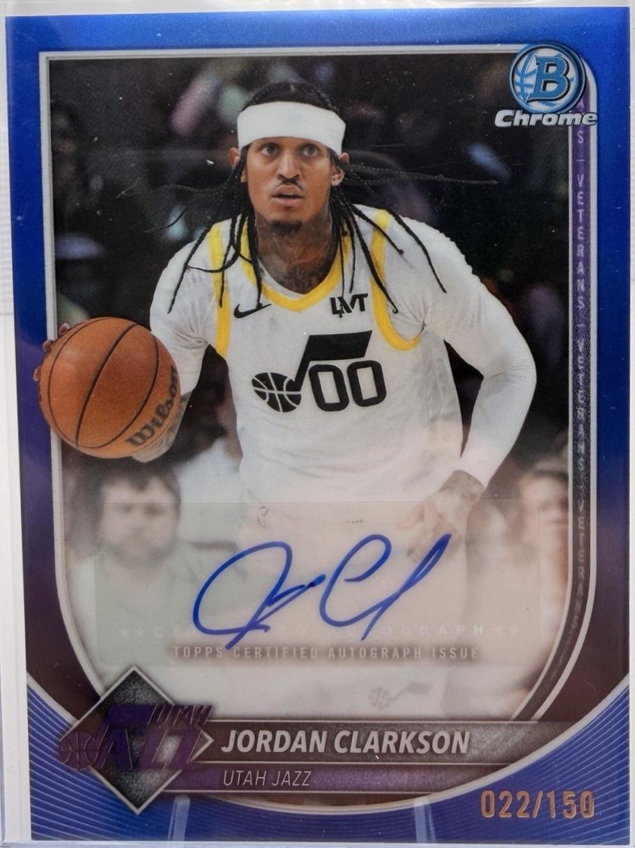 Jordan Clarkson [Blue X-Fractor] #BCA-JC
