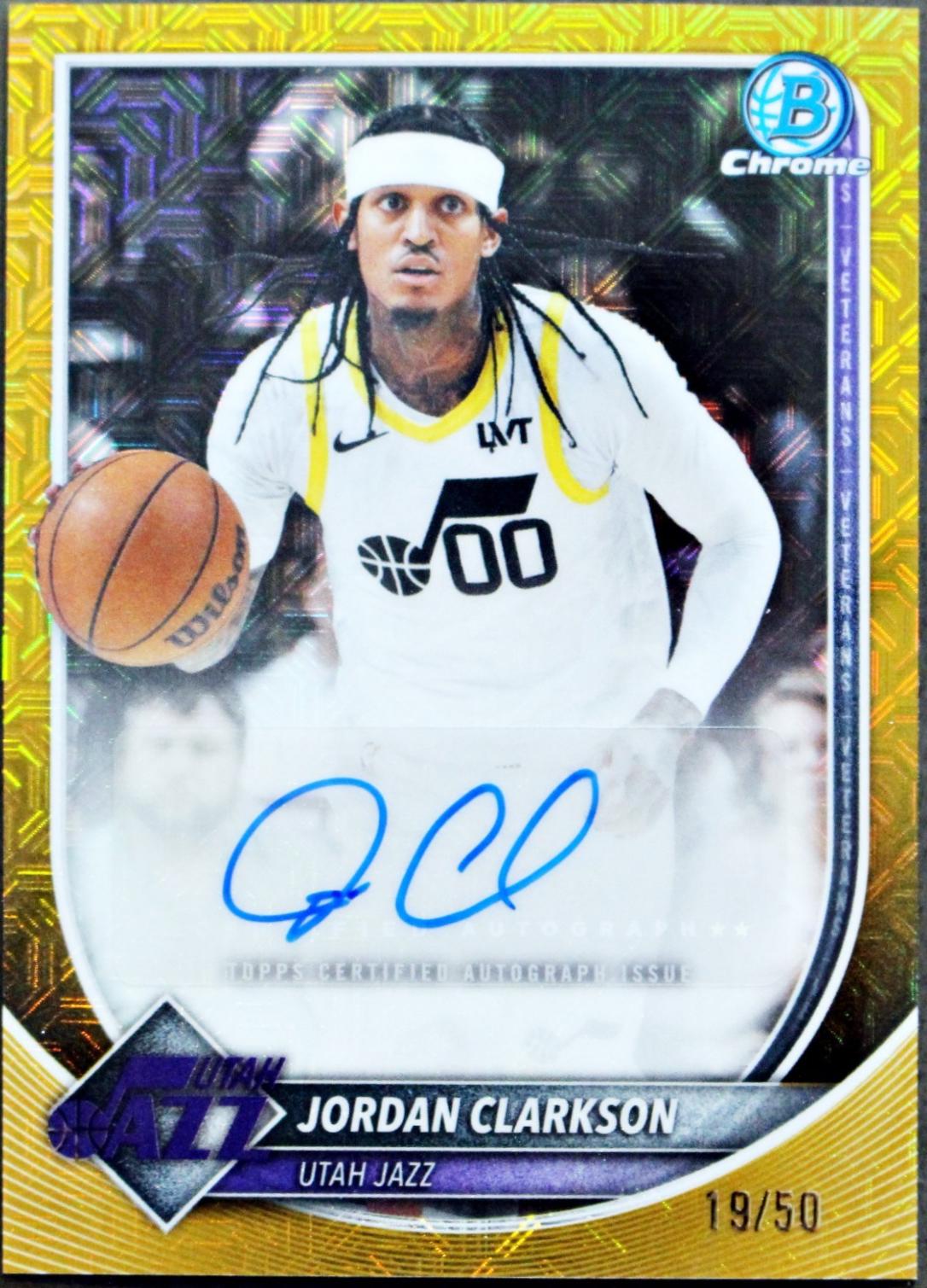 Jordan Clarkson [Gold Refractor] #BCA-JC