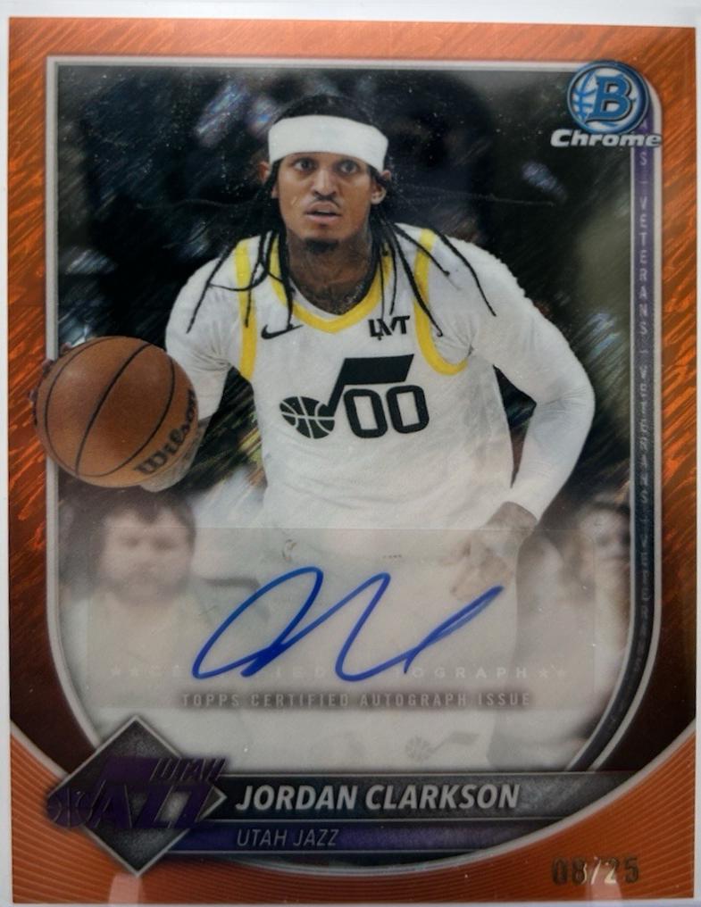 Jordan Clarkson [Orange Geometric] #BCA-JC