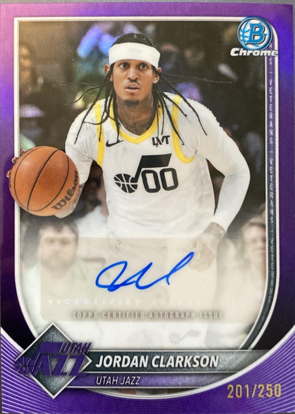 Jordan Clarkson [Purple Refractor] #BCA-JC