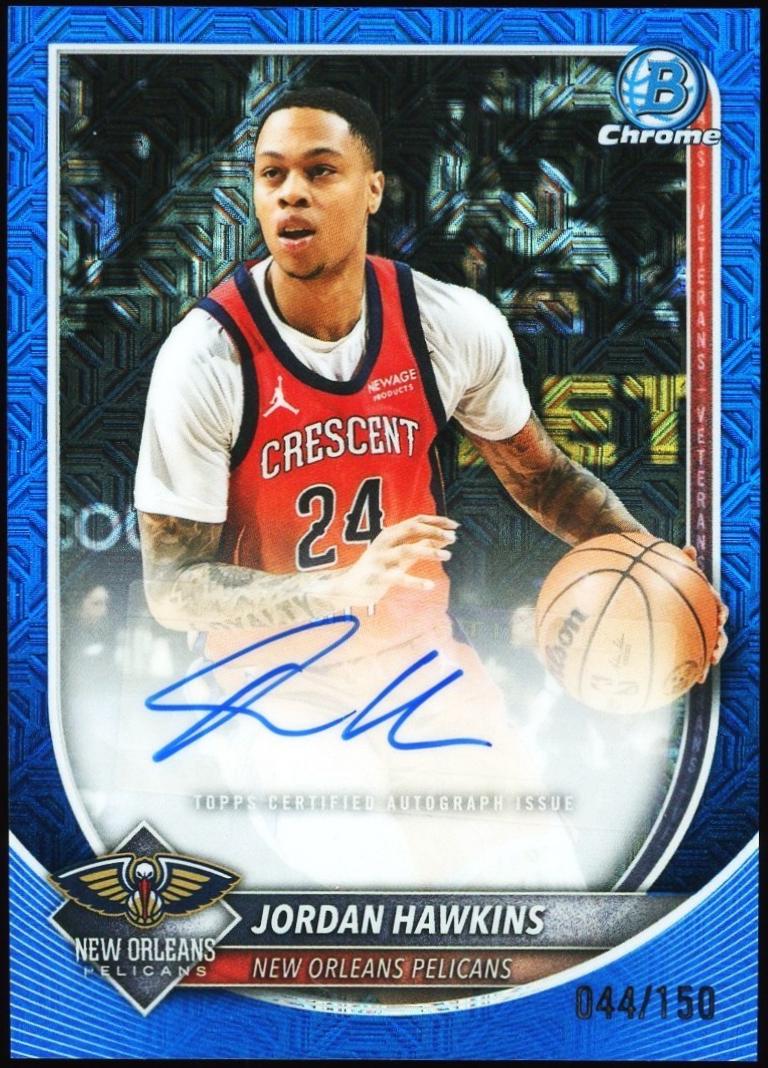 Jordan Hawkins [Blue Refractor] #BCA-JA