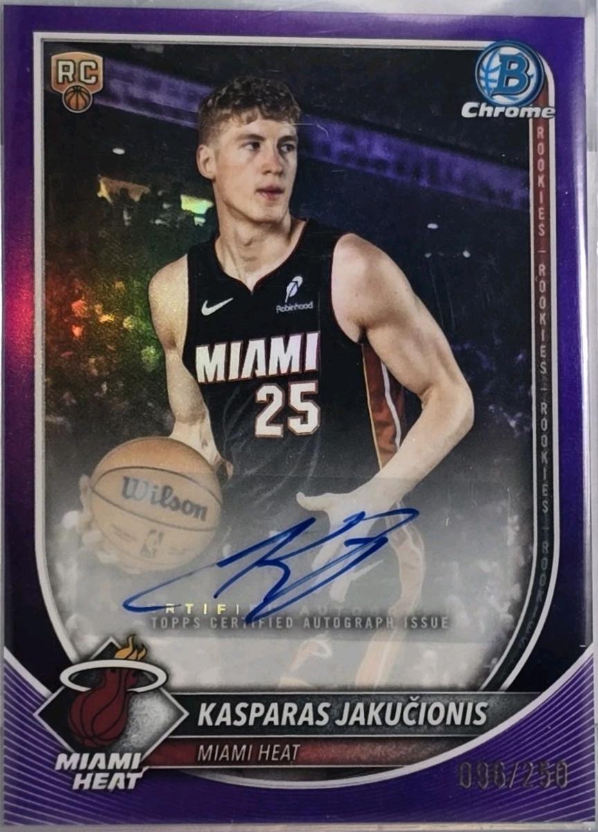 Kasparas Jakučionis [Purple Refractor] #BCA-KJ