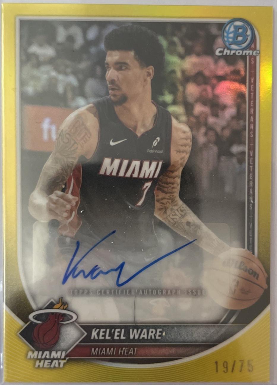 Kel'el Ware [Yellow Refractor] #BCA-KW