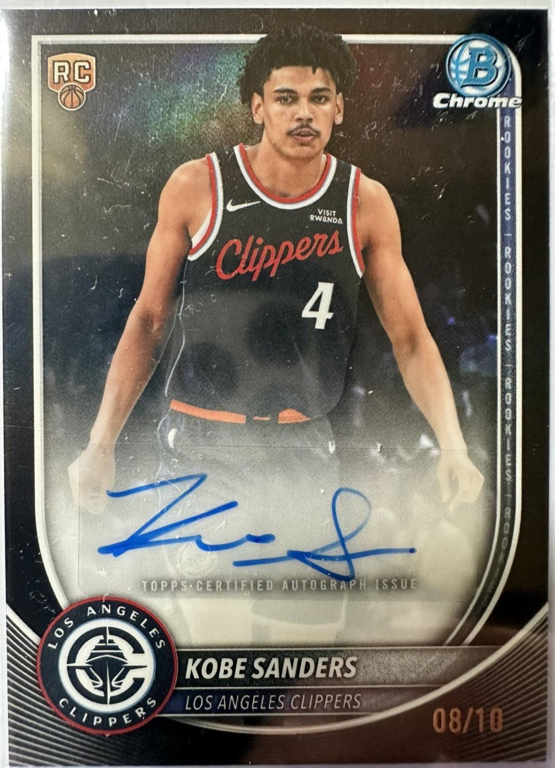 Kobe Sanders [Black Geometric] #BCA-KS