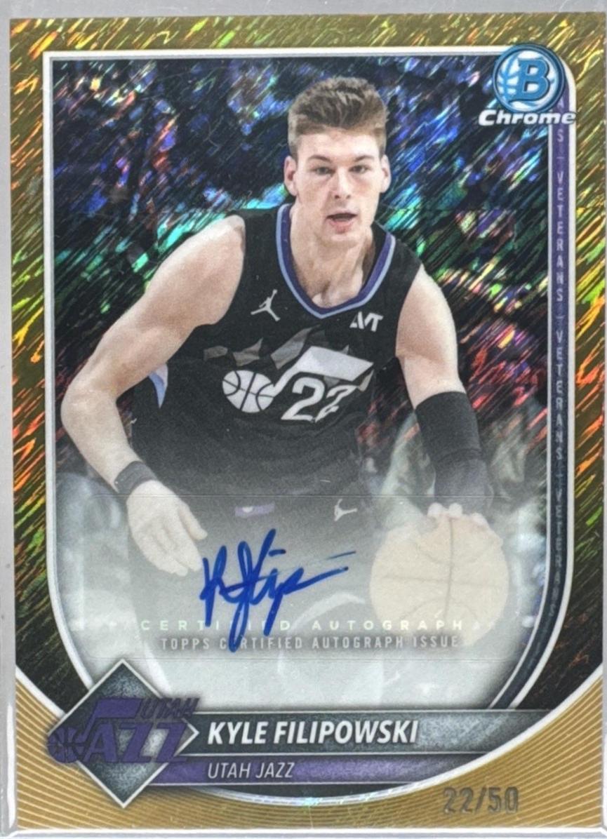 Kyle Filipowski [Gold Shimmer Refractor] #BCA-KF