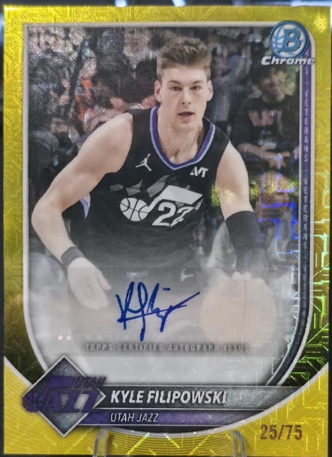 Kyle Filipowski [Yellow Refractor] #BCA-KF
