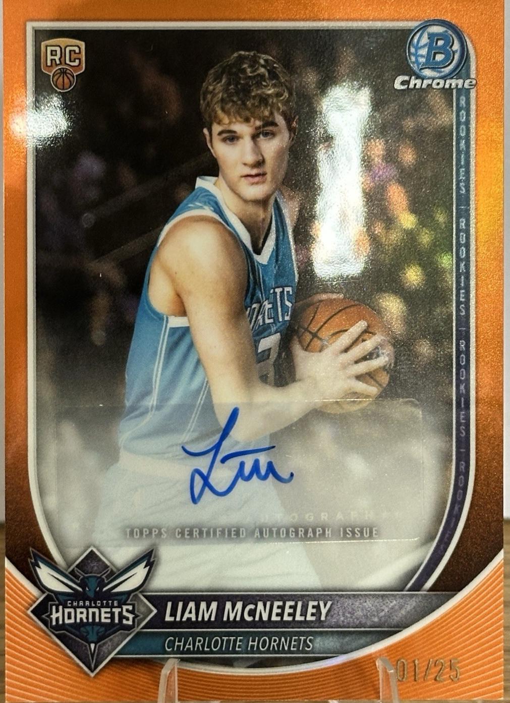 Liam McNeeley [Orange Refractor] #BCA-LM