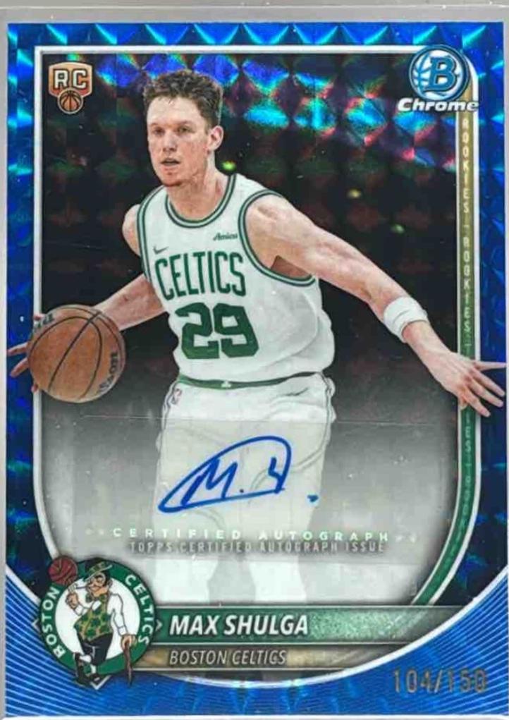 Max Shulga [Blue Refractor] #BCA-MS