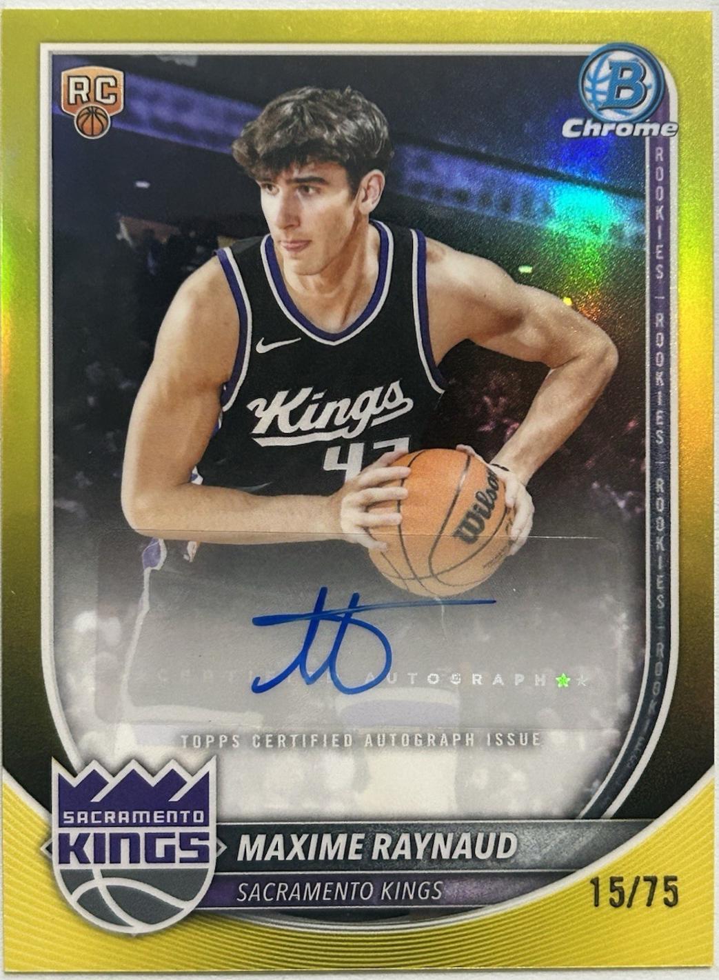 Maxime Raynaud [Yellow Refractor] #BCA-MR