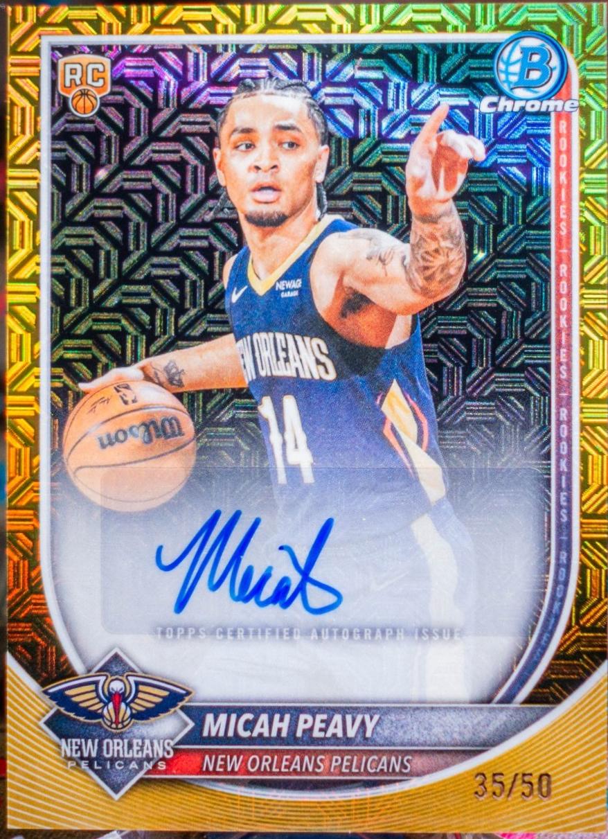 Micah Peavy [Gold Geometric] #BCA-MP