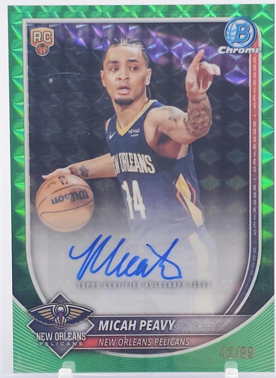 Micah Peavy [Green Geometric] #BCA-MP