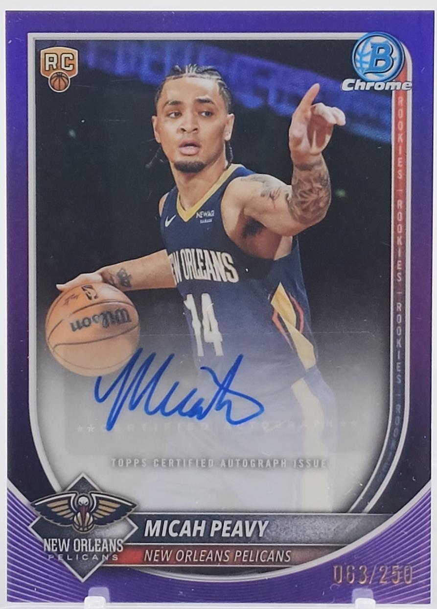 Micah Peavy [Purple Refractor] #BCA-MP