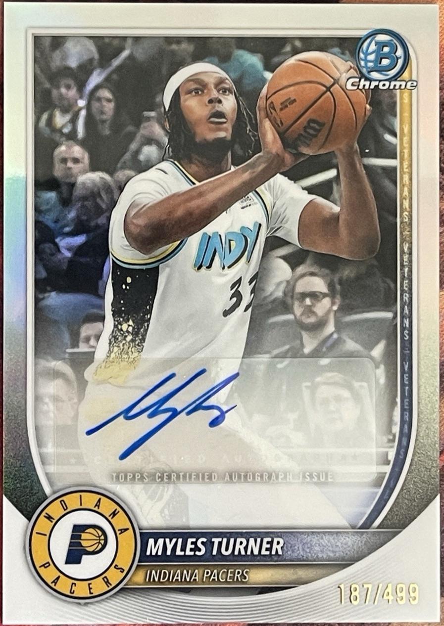 Myles Turner [Refractor] #BCA-MT