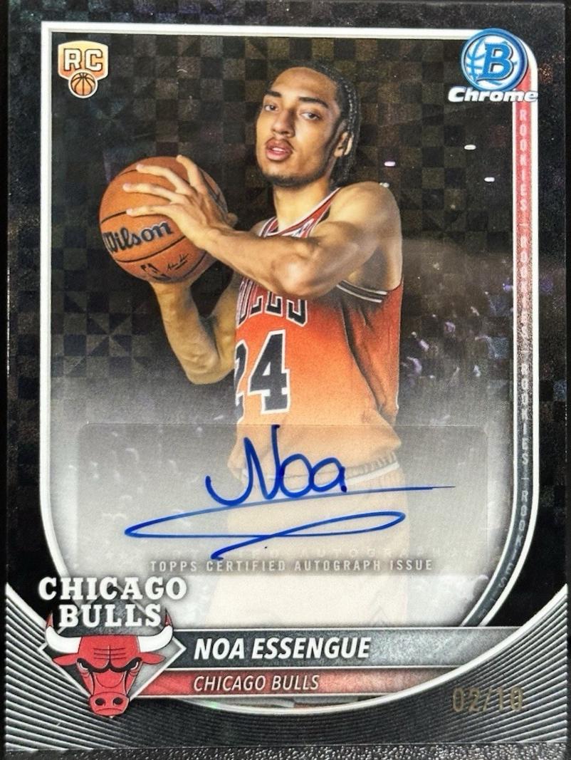 Noa Essengue [Black X-Fractor Refractor] #BCA-NE