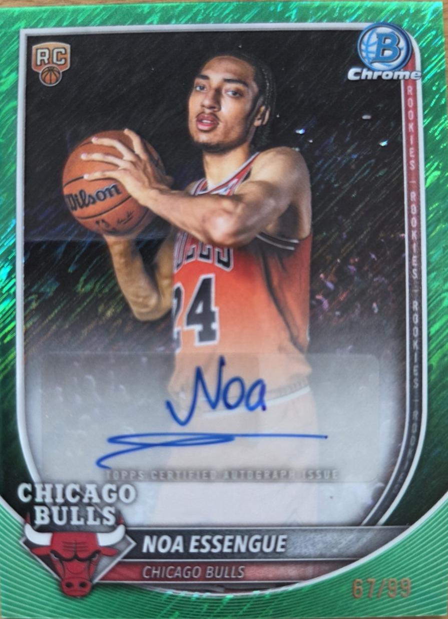 Noa Essengue [Green Shimmer Refractor] #BCA-NE