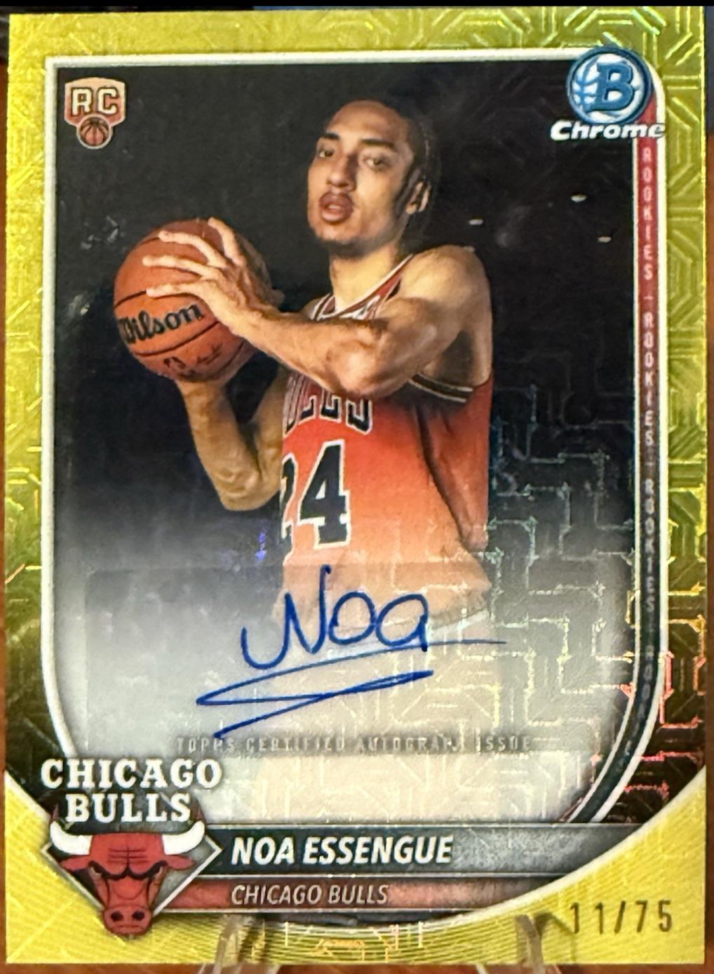 Noa Essengue [Yellow Refractor] #BCA-NE
