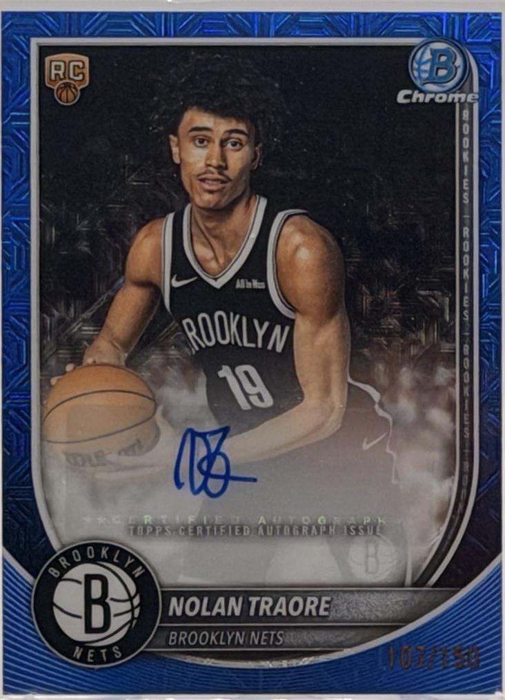 Nolan Traore [Blue Refractor] #BCA-NT
