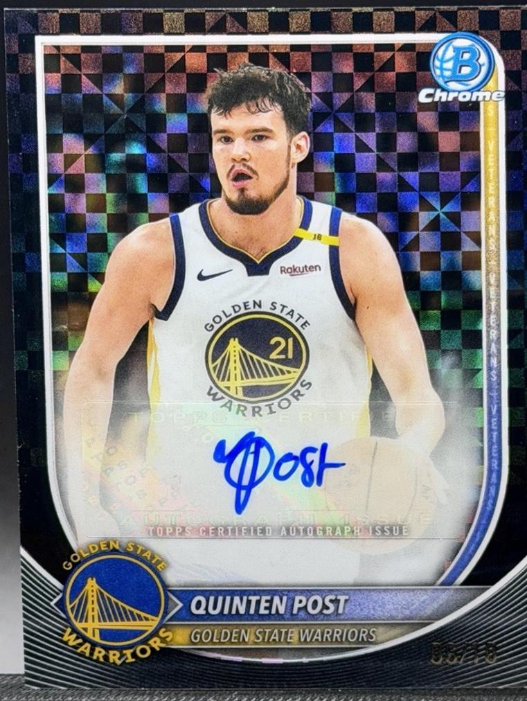 Quinten Post [Black X-Fractor Refractor] #BCA-QP