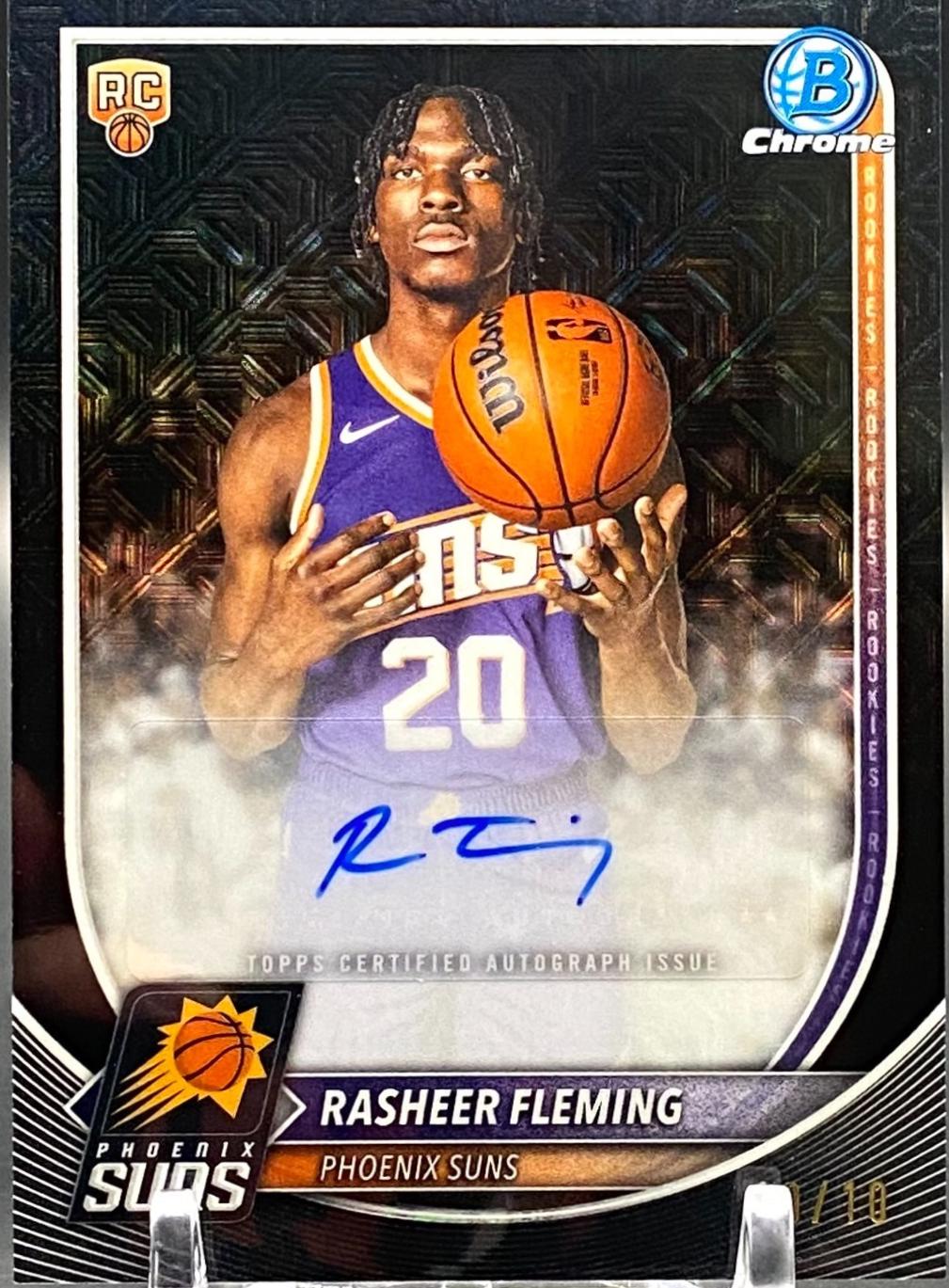 Rasheer Fleming [Black Geometric] #BCA-RF