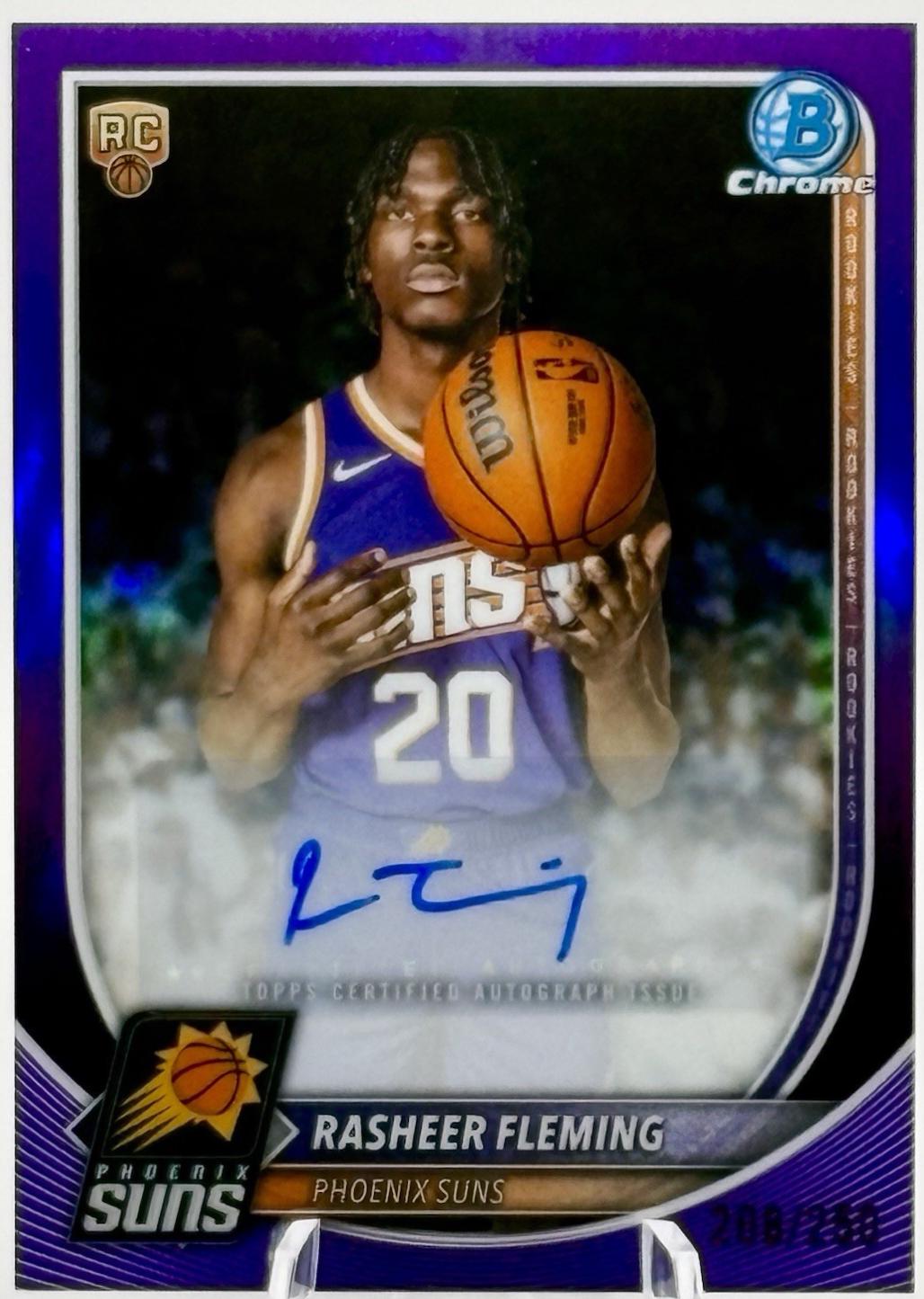 Rasheer Fleming [Purple Refractor] #BCA-RF